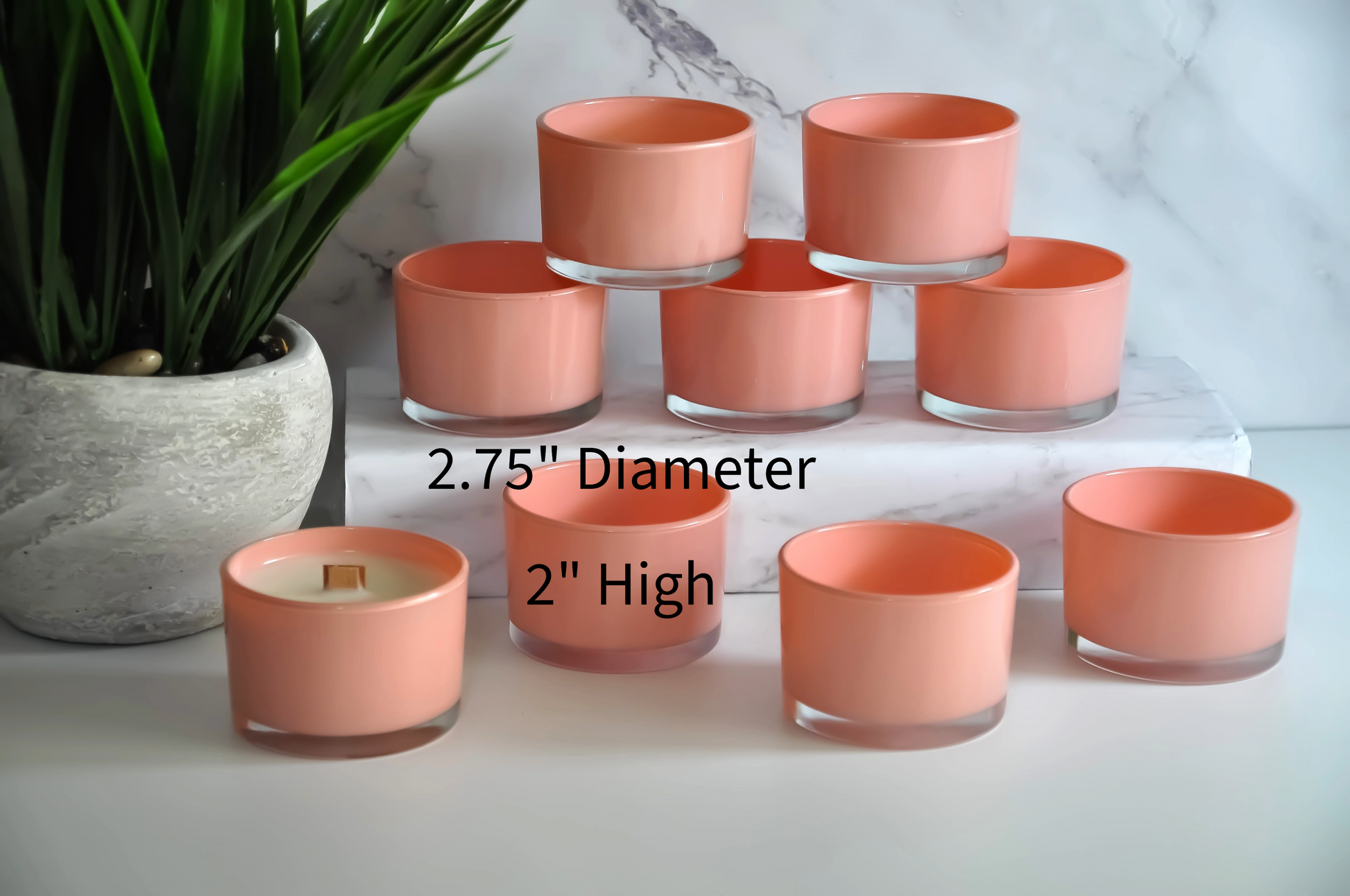 5oz empty candle bowl - luxury - bowls- mini- bowls - 3 scents candles NY - bulk - wholesale - candle jar - luxury glass bowls - spice presentation bowls - thank you gifts - bridal shower gifts - baby shower gifts