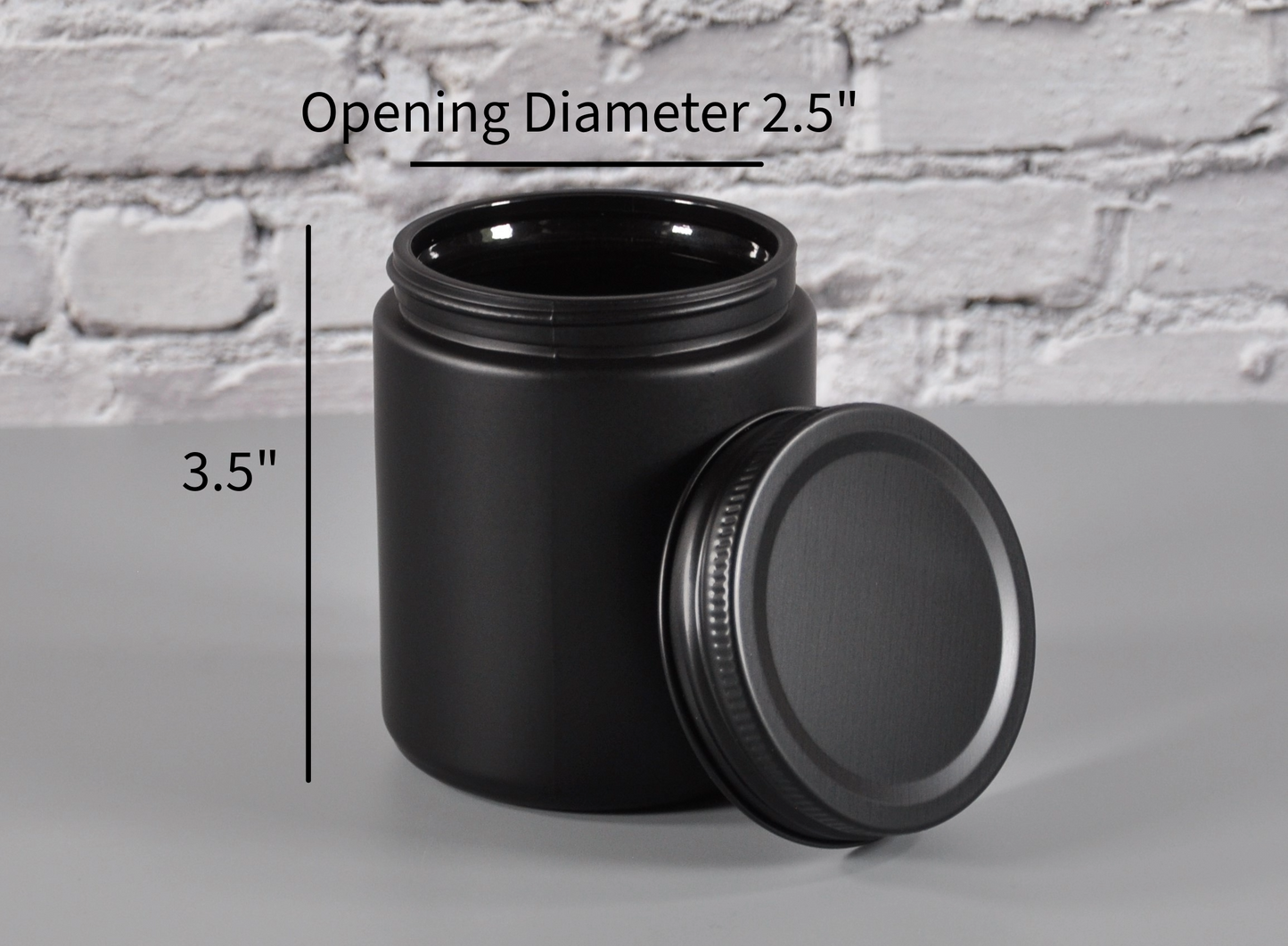 24 Pack - 9oz Empty White Frosted Nomad Jar