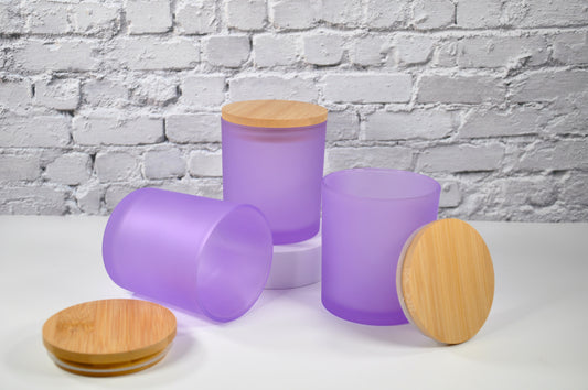 purple-lavender-empty-10oz-8oz-frosted-candle-glass-bamboo-lid-candle-jars-wholesale-jars-lids-wholesale-glass-bulk-jars-bulk-glass-candle-jars-candle-jars-bulk-purple-empty-candle-jars-candle-containers-candle-jars-wholesale-empty-candle-vessels-holders-containers