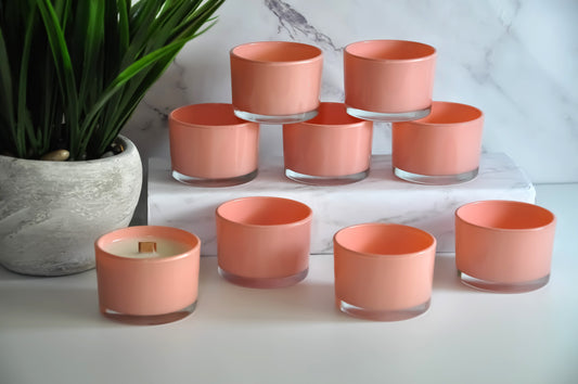 5oz empty candle bowl - luxury - bowls- mini- bowls - 3 scents candles NY - bulk - wholesale - candle jar - luxury glass bowls - spice presentation bowls - thank you gifts - bridal shower gifts - baby shower gifts 