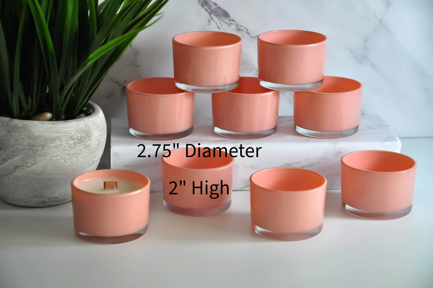 5oz empty candle bowl - luxury - bowls- mini- bowls - 3 scents candles NY - bulk - wholesale - candle jar - luxury glass bowls - spice presentation bowls - thank you gifts - bridal shower gifts - baby shower gifts
