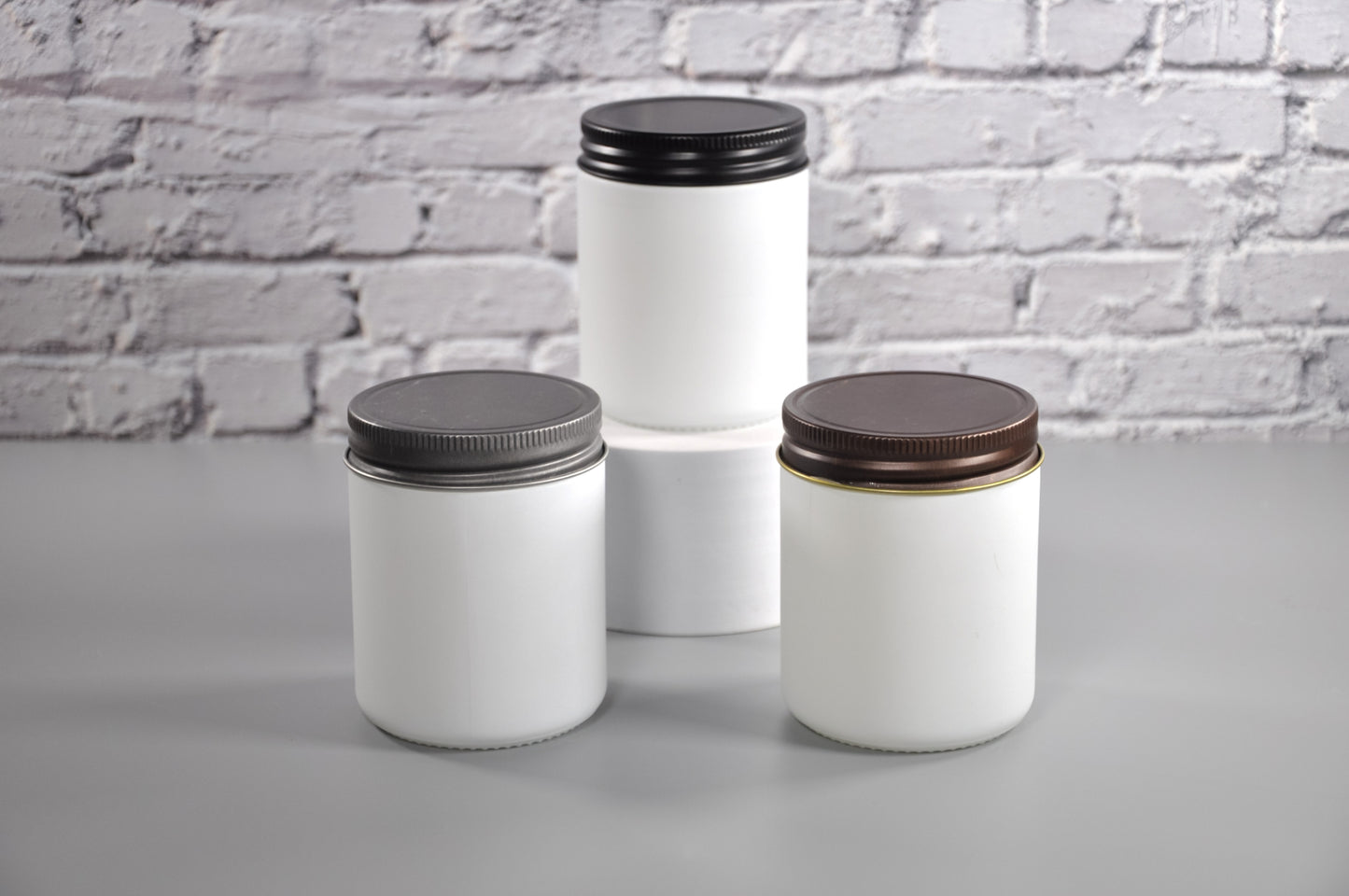 white_candle_jars_candle_jars_lids_Nomad_Jars_mason_jars_9oz_jars_candle_jars_bulk_empty_candle_jars_candle_vessels_3_scents_candles_NY_Miller_place_white_candle_glass