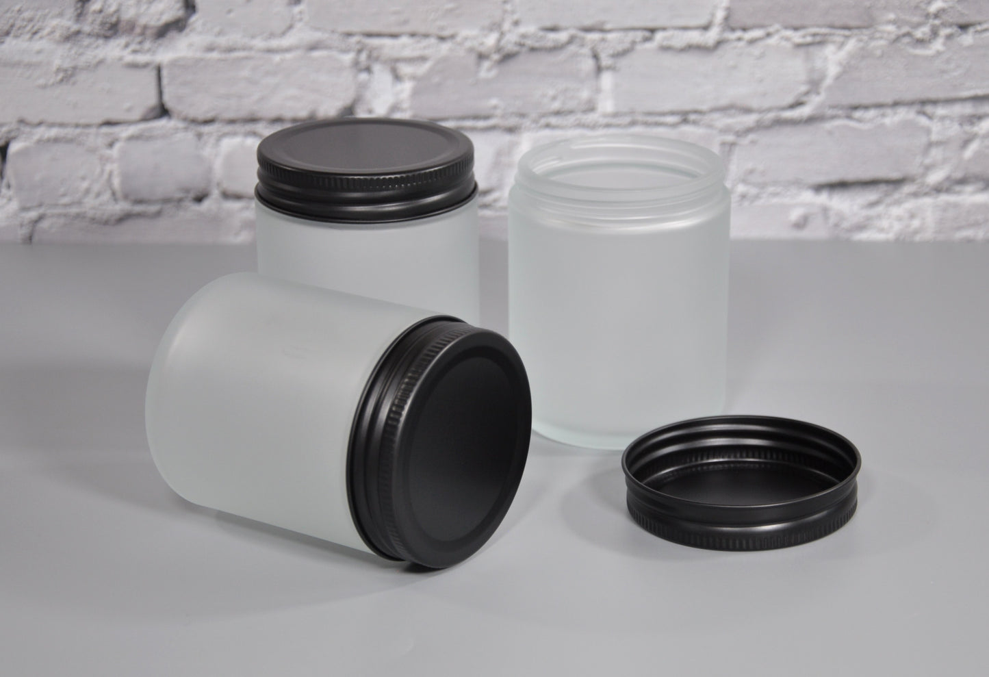 9-oz-white-frosted-clear-mason-jar-lid-candles-lotions-wholesale-jars-lids-bulk-jars-lids-wholesale-bulk-glass-vessels-containers-holders-3-scents-candles-miller-place-NY