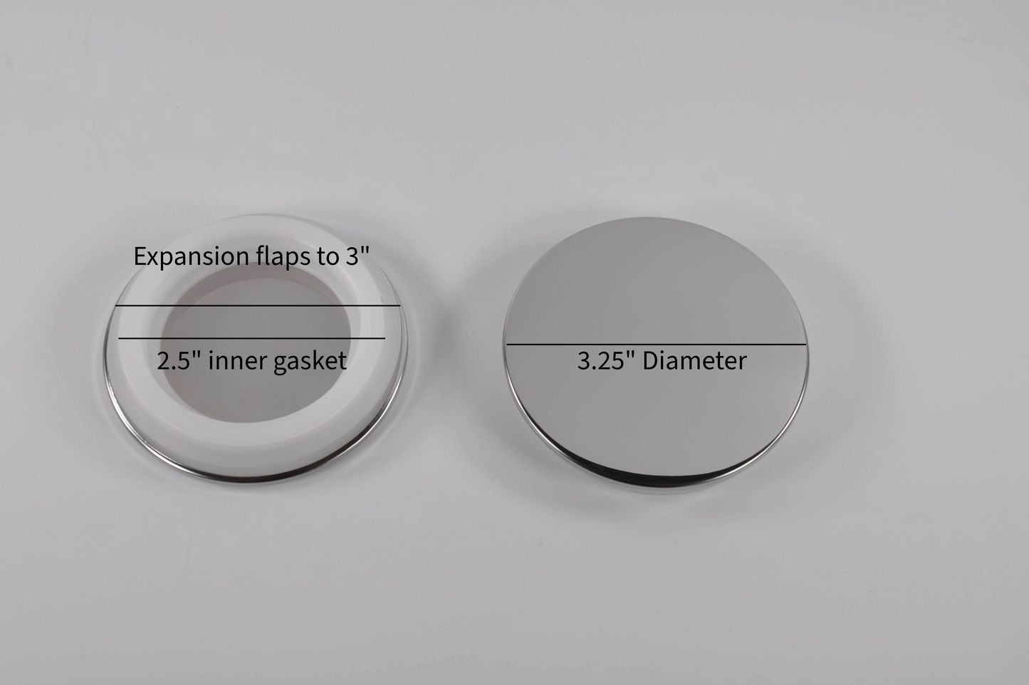 Copper Flat Top Metal Lids