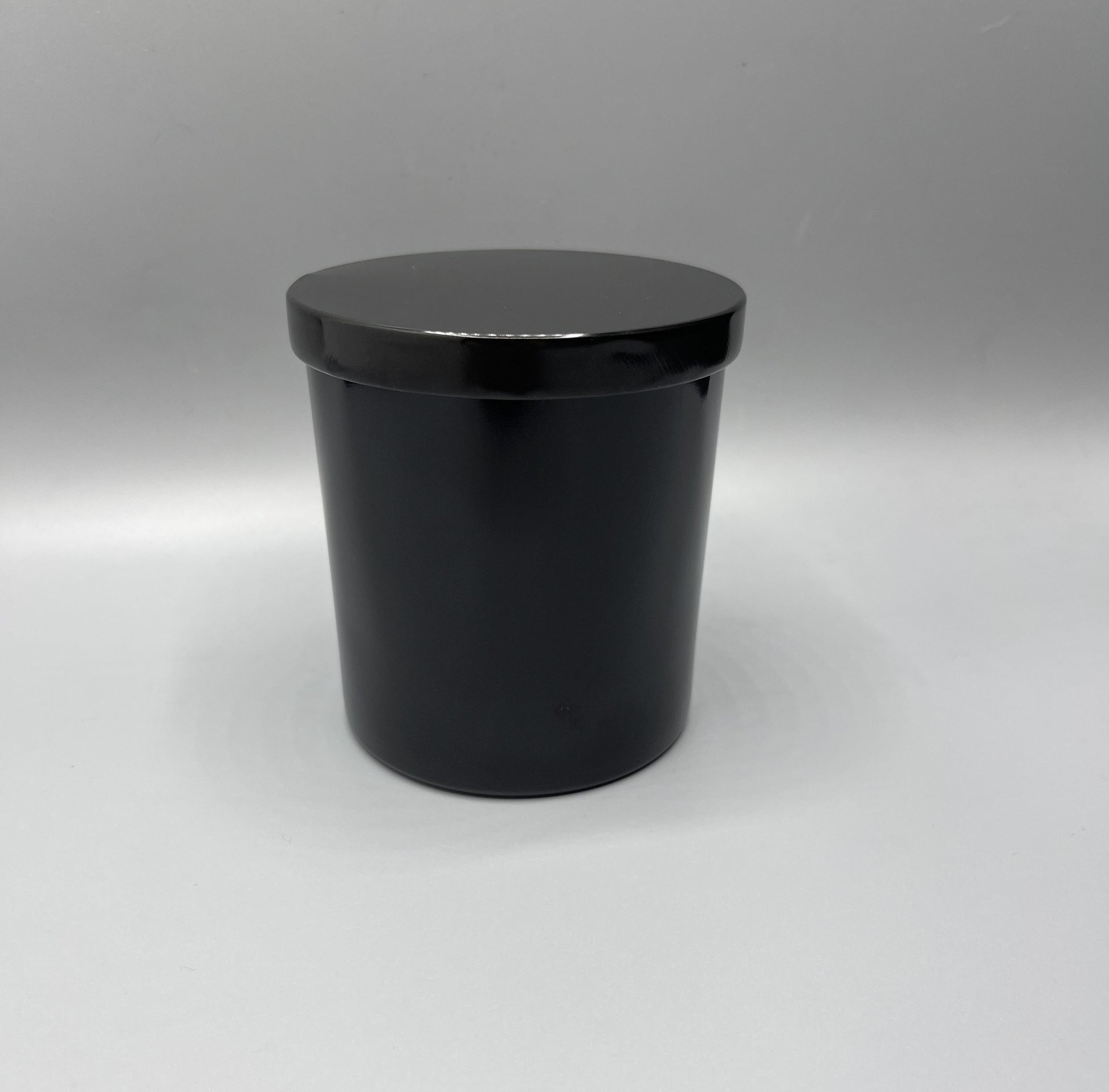 Glossy-black-10oz-frosted-candle-glass-black-lid-bamboo-lid-3-scents-candles-jars-wholesale-bulk-glass-candle-making-supplies