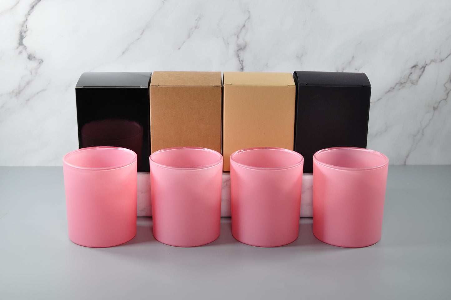 Matte Pink 10oz straight sided tumbler jar with lid, 10oz frosted glass, candle jars, candle jars and lids, candle jar, candle containers, candle jars empty, candles jars bulk, candle vessels, empty candle jars, candle glass wholesale, bulk candle jars, 3scentscandles