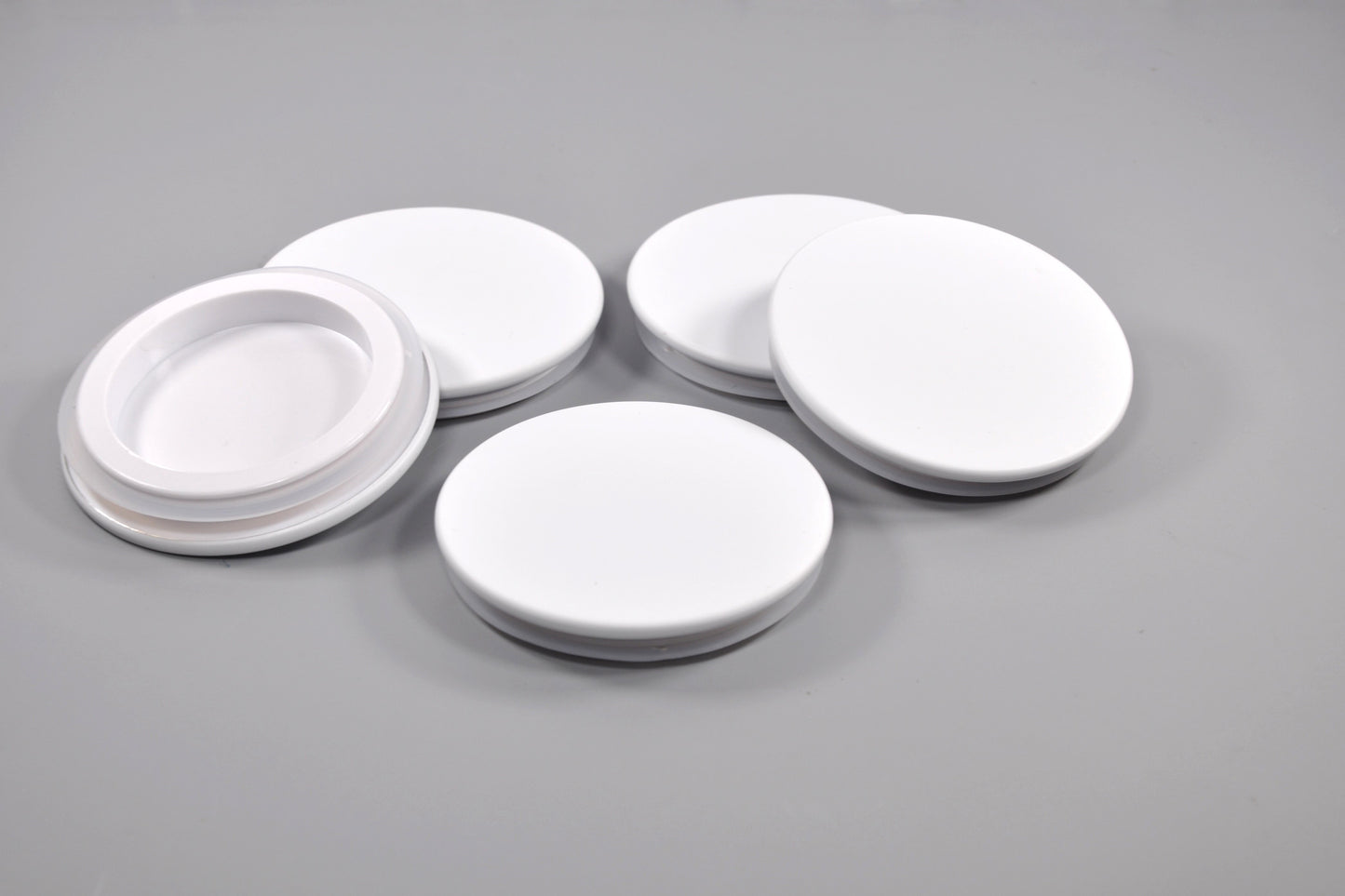 Matte White 10oz Frosted Candle Glass