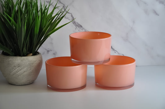 salmon-empty-candle-bowl-20oz-18oz-empty candle-glass-pink-peach-epitome-candle-bowl-3-scents-candles-ny-empty-candle-glass-decorative-bowls-candle-making-supplies-vessels-holders-containers-pink-peach-salmon-bowls-wholesale-jars-wholesale-jars-glass-lids