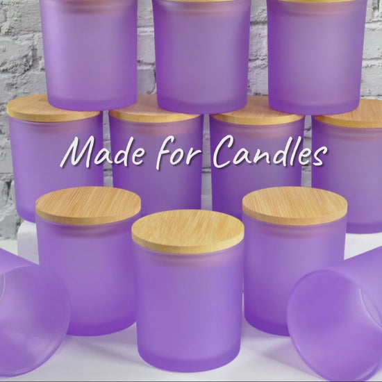 video-purple-lavender-empty-10oz-8oz-frosted-candle-glass-bamboo-lid-candle-jars-wholesale-jars-lids-wholesale-glass-bulk-jars-bulk-glass-candle-jars-candle-jars-bulk-purple-empty-candle-jars-candle-containers-candle-jars-wholesale-empty-candle-vessels-holders-containers-3-scents-candles-ny